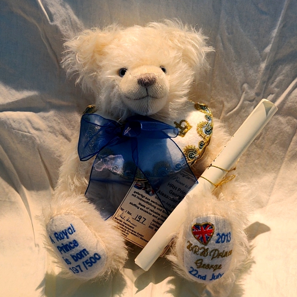 Hermann LE Prince George Mohair Teddy Bear